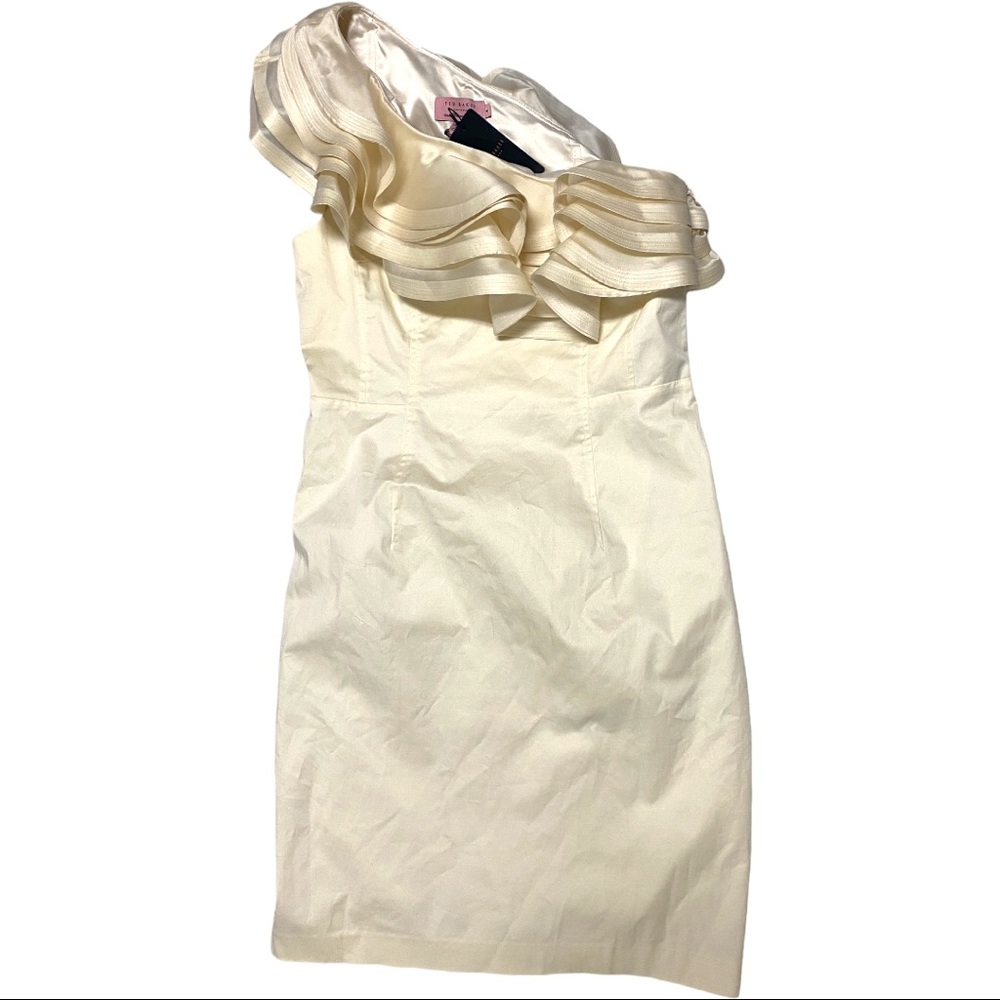 Ted Baker NWT 4 ivory dress